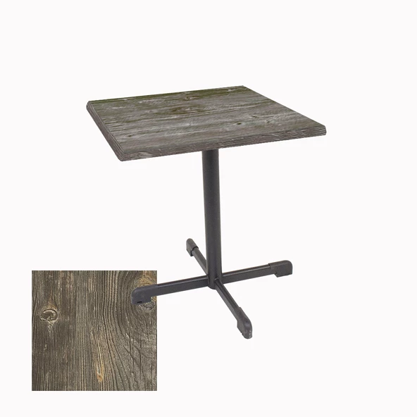 Halley Werzalit Kare ESB Mutfak Masası 80X80  - Old Pine ürün görseli