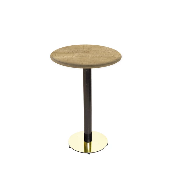 Bistro Masa (Karanfil Gold Werzalit Yuvarlak Q 60cm) - Avalon Pine