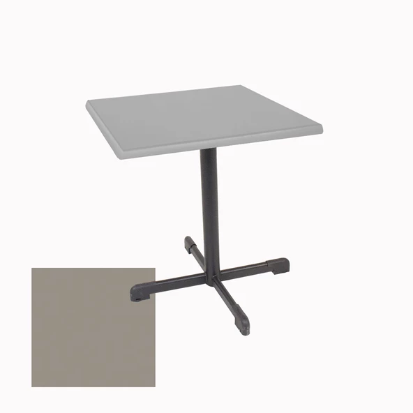 Halley Werzalit Kare ESB Mutfak Masası 60x60 - Koyu Gri ürün görseli