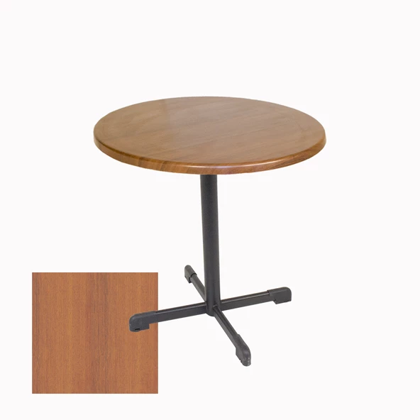 Halley Werzalit Yuvarlak ESB Mutfak Masası Q 70cm - Koyu Ahşap ürün görseli