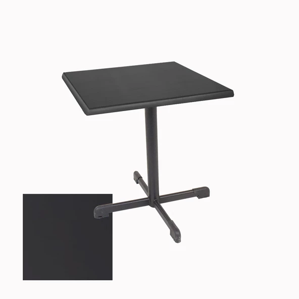 Halley Werzalit Kare ESB Mutfak Masası 60x60 - Siyah ürün görseli