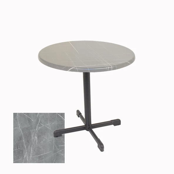 Halley Werzalit Yuvarlak ESB Mutfak Masası Q 80cm  - Light Temperado ürün görseli