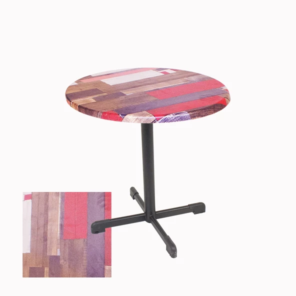 Halley Werzalit Yuvarlak ESB Mutfak Masası Q 80cm  - Red Wood ürün görseli