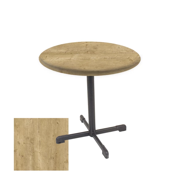 Halley Werzalit Yuvarlak ESB Mutfak Masası Q 80cm  - Avalon Pine ürün görseli