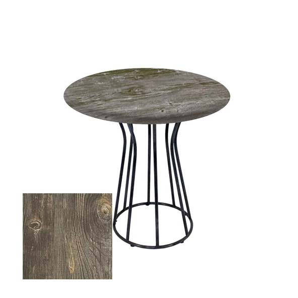 Palermo Werzalit Yuvarlak ESB Mutfak Masası Q 70cm - Old Pine ürün görseli