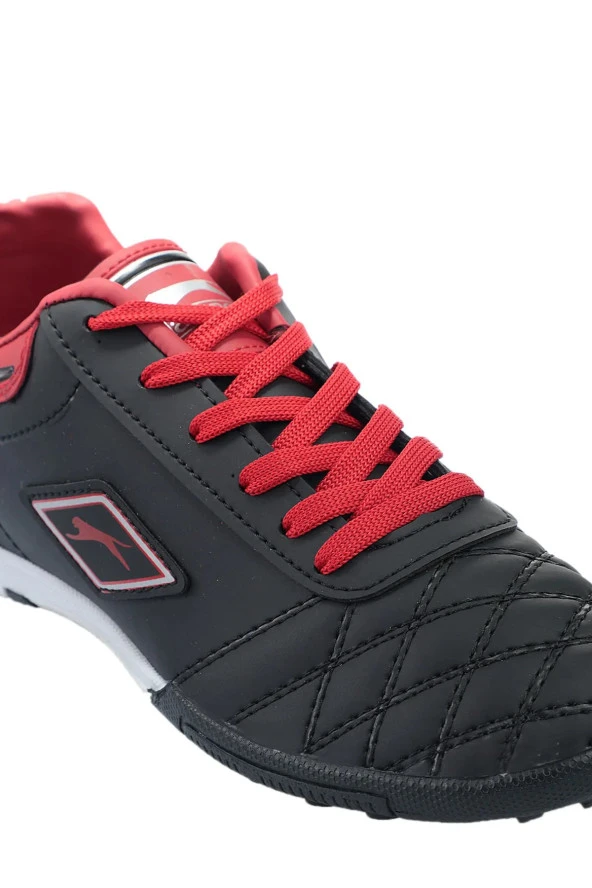 SLAZENGER  Siyah/Kırmızı  Futbol Erkek Halı Saha Ayakkabı - 3