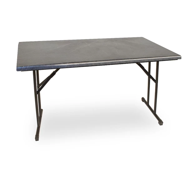 Banket Werzalit Masa 80x140 (ESB-SIYAH) - Grey Marble (Katlanır) ürün görseli