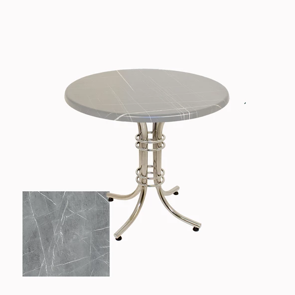 Buket Werzalit Yuvarlak Mutfak Masası 60cm - Light Temperado ürün görseli