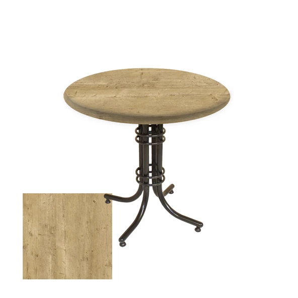 Buket Werzalit Yuvarlak ESB Mutfak Masası 80cm - Avalon Pine ürün görseli