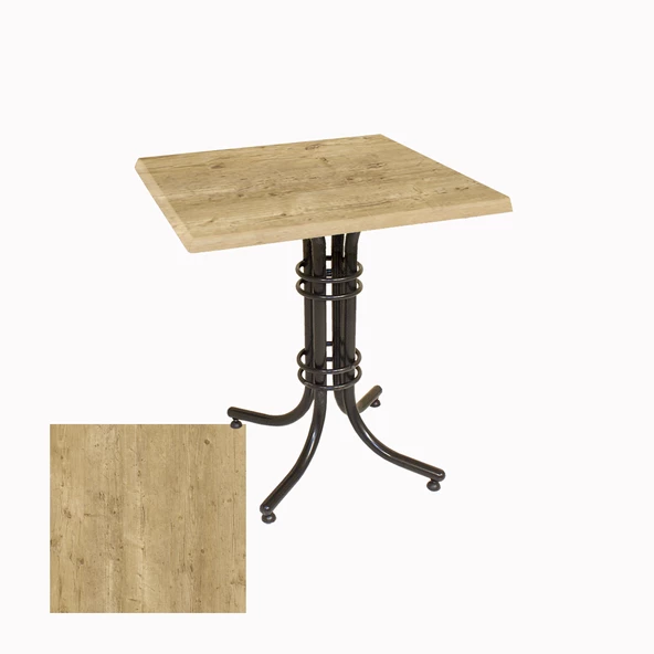 Buket Werzalit Kare ESB Mutfak Masası 80X80 - Avalon Pine ürün görseli