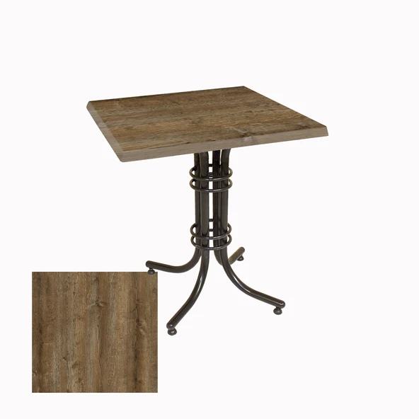 Buket Werzalit Kare ESB Mutfak Masası 70X70 - Canyon Hidalgo ürün görseli