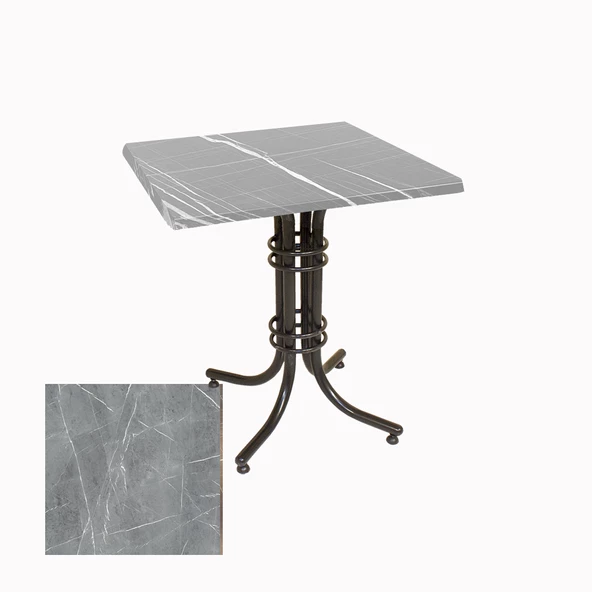 Buket Werzalit Kare ESB Mutfak Masası 60x60 - Light Temperado ürün görseli