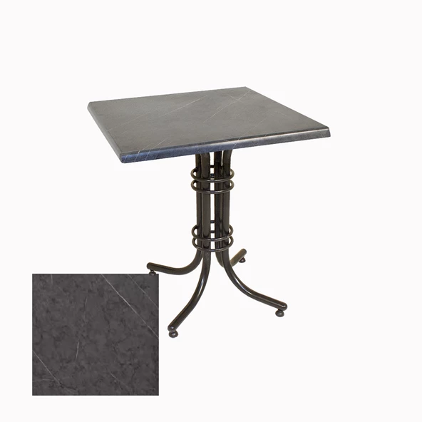 Buket Werzalit Kare ESB Mutfak Masası 60x60 - Grey Marble ürün görseli