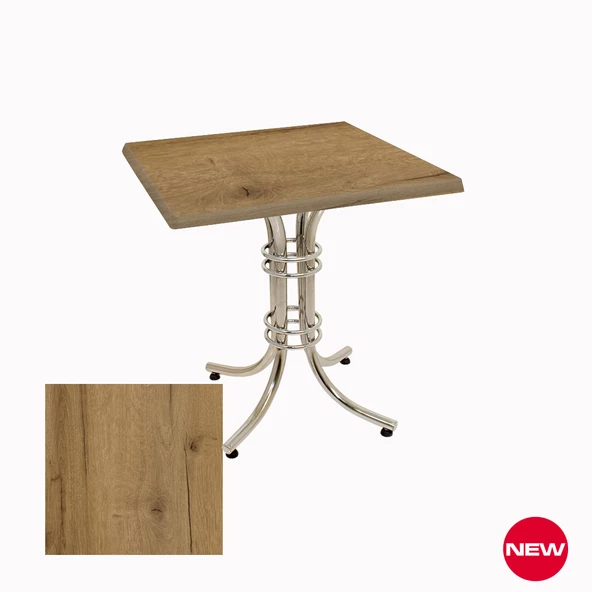 Buket Werzalit Kare Mutfak Masası 80X80 - Canyon Palace Oak ürün görseli