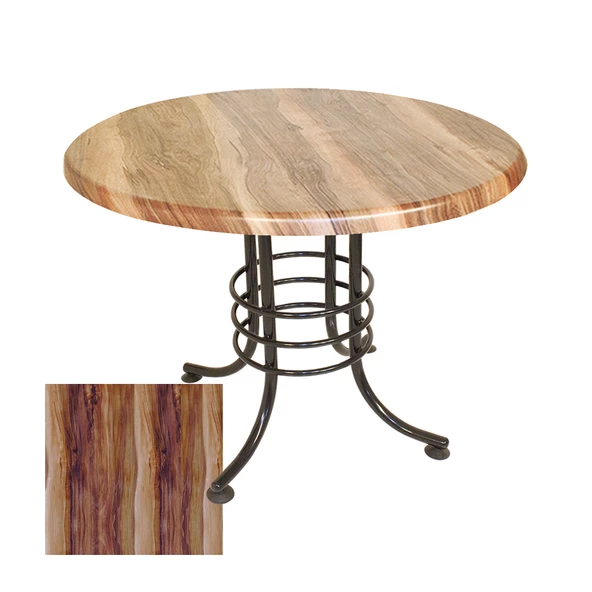 Buket Mega Werzalit Yuvarlak Mutfak Masası Q107 - Indiana Wood ürün görseli