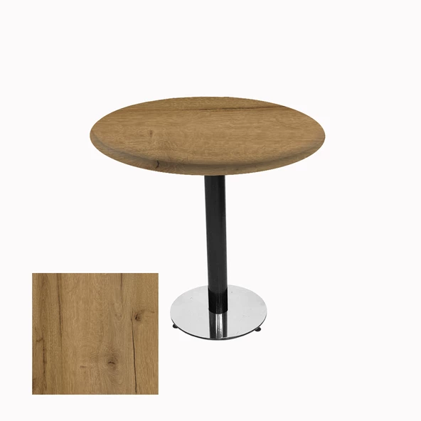 Karanfil Werzalit Yuvarlak Masa 90cm - Canyon Palace Oak ürün görseli
