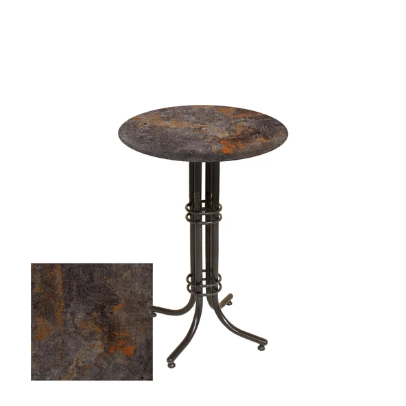 Bistro Masa (Buket Werzalit Yuvarlak 60cm) - Metalic Oxid 3 ürün görseli