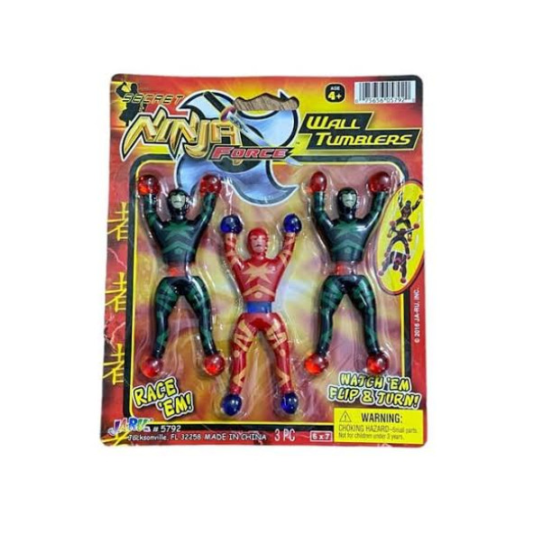 Yapışkanlı camda giden ninja - Resim 3