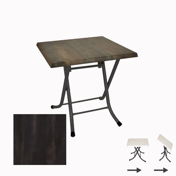 Klasik Katlanır Werzalit Kare Tabla Masa (80X80) - Rocket ürün görseli