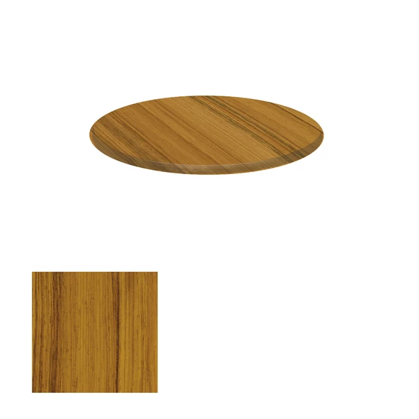 Werzalit Masa Tablası Yuvarlak 80cm - Real Teak