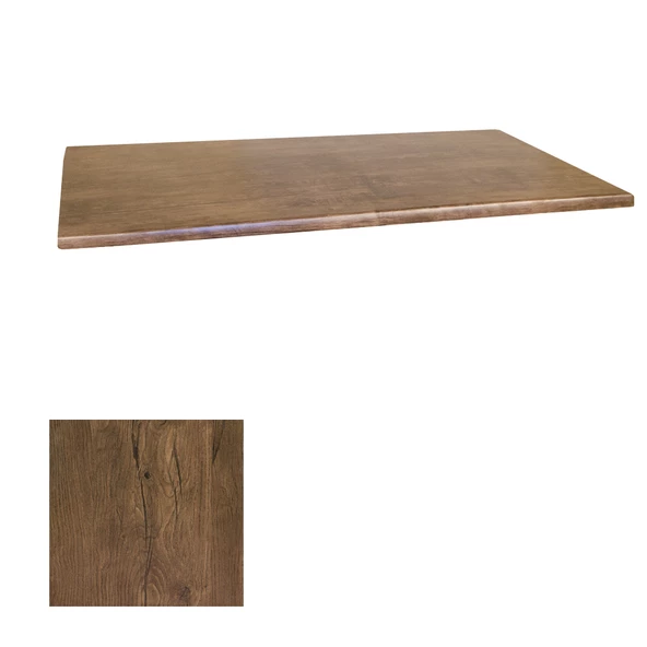 Werzalit Masa Tablası 70x120  - Rustik Dark