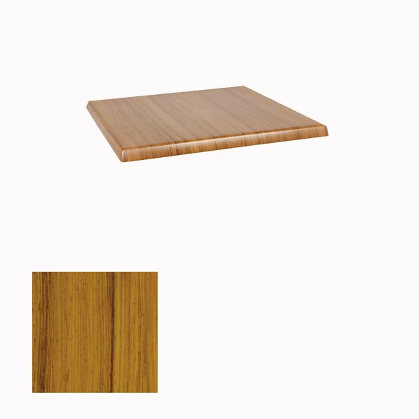 Werzalit Masa Tablası 80x80 - Real Teak ürün görseli
