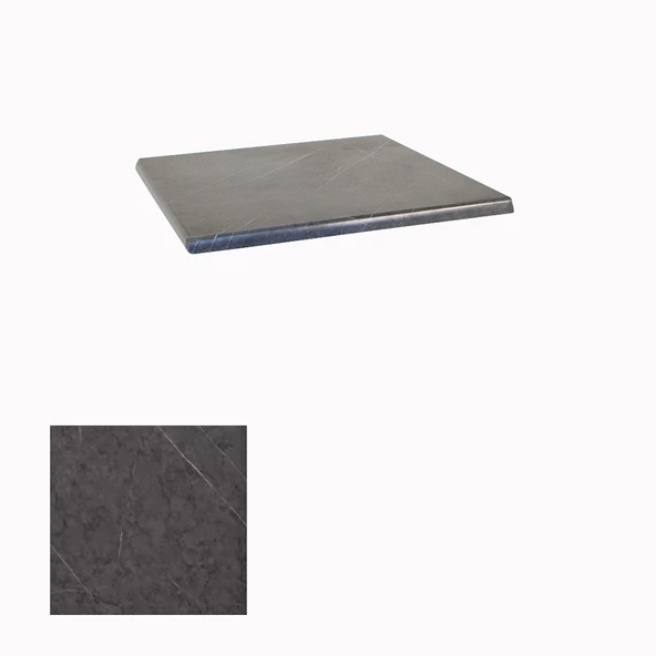 Werzalit Masa Tablası 60x60 - Grey Marble
