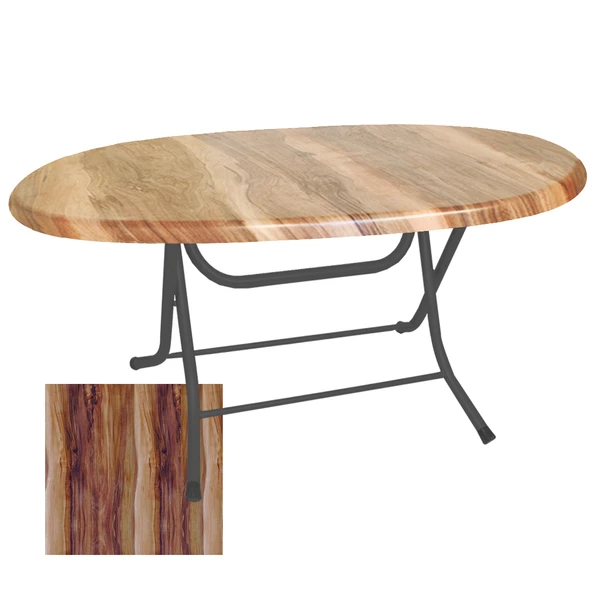 Klasik Katlanır Werzalit Tabla Oval Masa 94X146cm - Indiana Wood ürün görseli