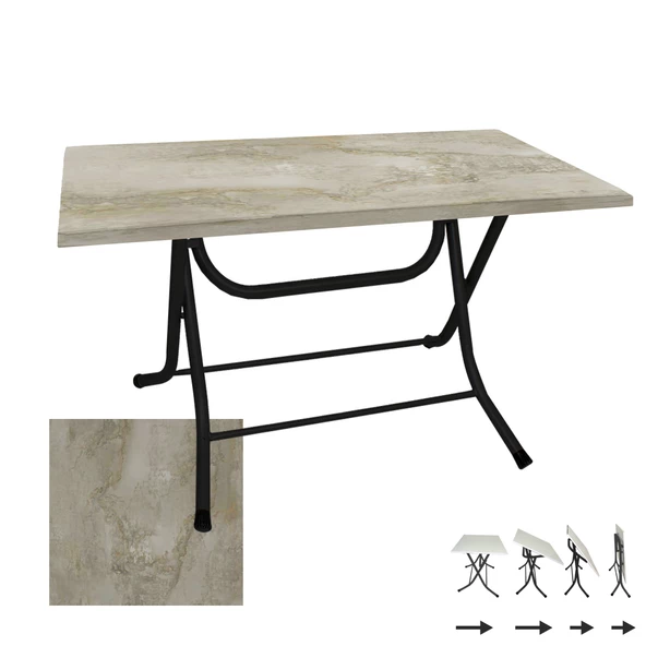 Klasik Katlanır Werzalit Tabla Masa (80x140) - Irony ürün görseli