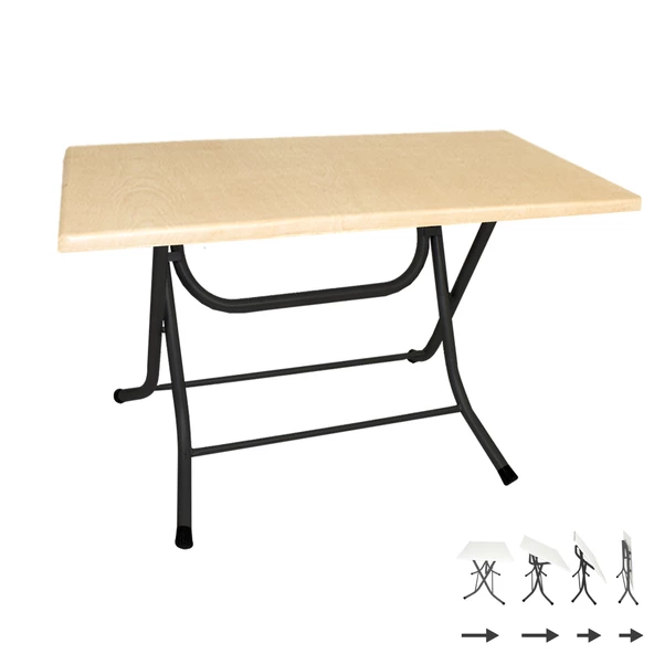 Klasik Katlanır Werzalit Tabla Masa (70X120) - Akçaağaç ürün görseli