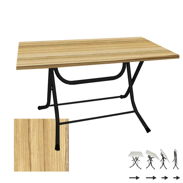Klasik Katlanır Werzalit Tabla Masa (70X120) - Cocobolo ürün görseli