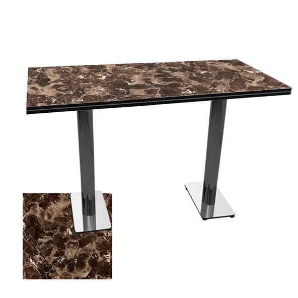 Karanfil Kompakt Laminat Masa 70x120 - Karacabey Marble ürün görseli