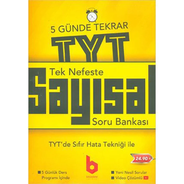 Basamak TYT Tek Nefeste Sayısal Soru Bankası