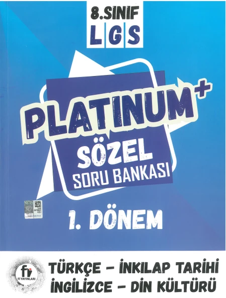 Fi 8.Sınıf 1.Dönem Lgs Platınum Sözel Evdekal