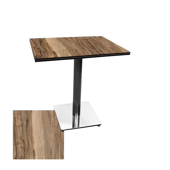 Karanfil Kompakt Laminat Kare Masa 76X76 -  Indiana Wood