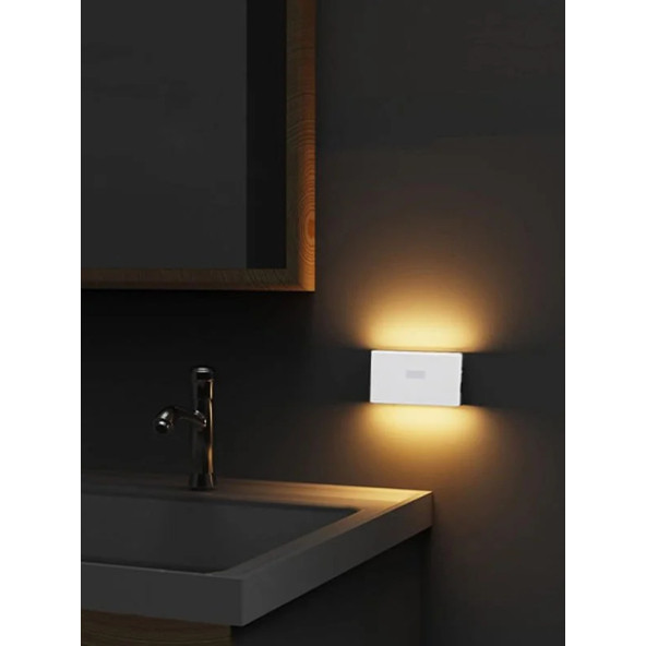 neeko Çift yönlü şarjlı taşınabilir sensörlü mini aplik - 2