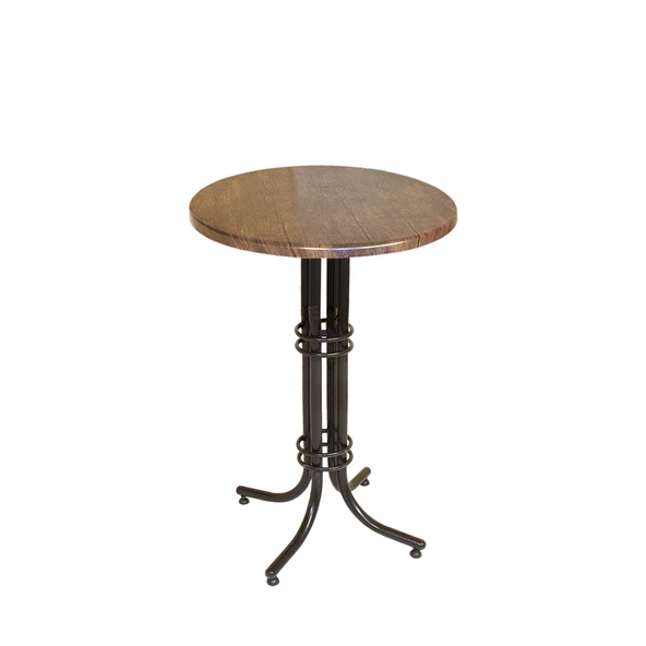Bistro Masa (Buket Werzalit Yuvarlak 70cm) - Rustik Dark