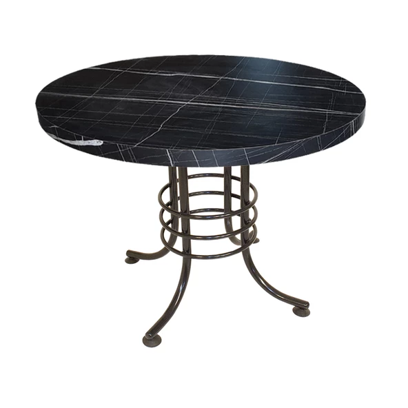 Buket Mega Laminat Yuvarlak Mutfak Masası Q110 - Palazzo ürün görseli