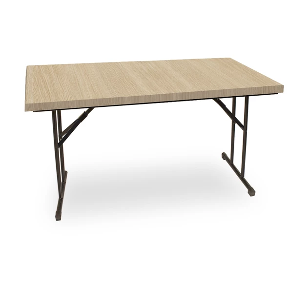 Banket Laminat Masa 80x140 (ESB-SIYAH) - White Oak (Katlanır) ürün görseli