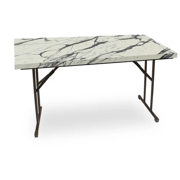 Banket Laminat Masa 80x140 (ESB-SIYAH) - Afyon Marble (Katlanır) ürün görseli