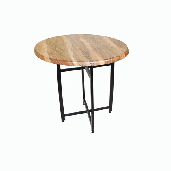 Nevada Werzalit Yuvarlak ESB Mutfak Masası Q90 - Indiana Wood ürün görseli