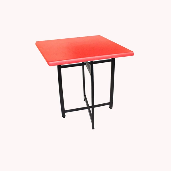 Nevada Werzalit Kare ESB Mutfak Masası 80X80 - Kırmızı ürün görseli