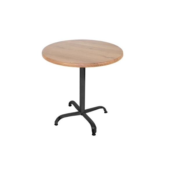 Indigo Werzalit Yuvarlak Mutfak Masası 60cm Çap (ESB Siyah) - Novacento ürün görseli