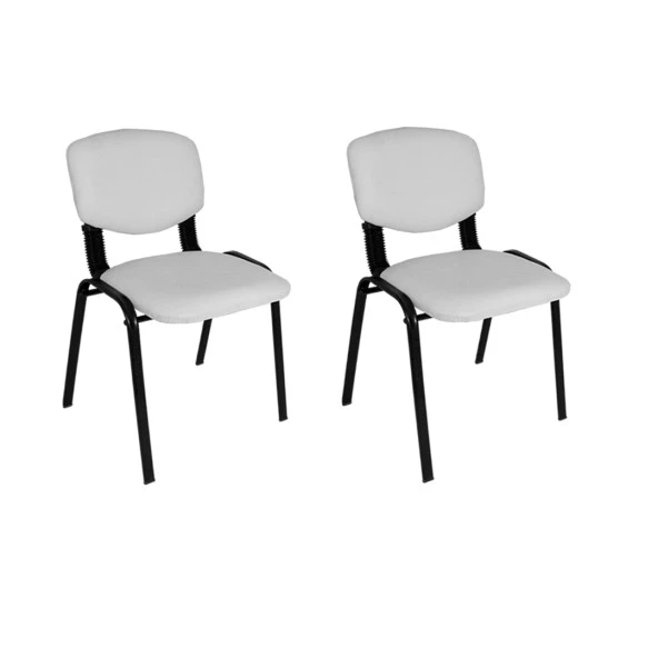 Form Ofis ve Toplantı Sandalyesi (2 Adet) - Beyaz