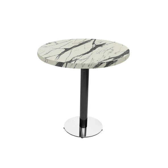 Karanfil Laminat Yuvarlak Masa Q80 - Afyan Marble ürün görseli