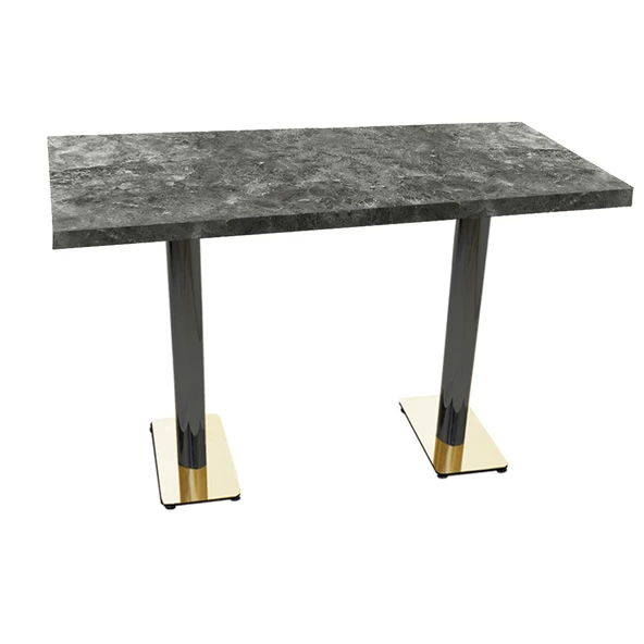 Karanfil Laminat Masa Gold (70X120) - Lucca ürün görseli