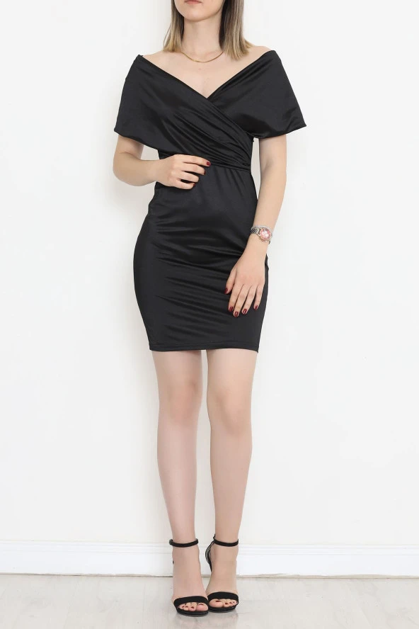 Saten Elbise Siyah - 582833.1592. - 2
