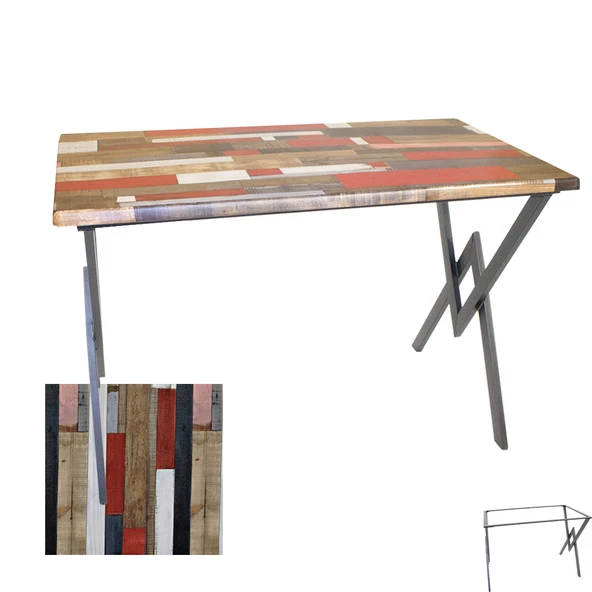 Anemon Werzalit Mutfak Masası 80x120 - Red Wood ürün görseli