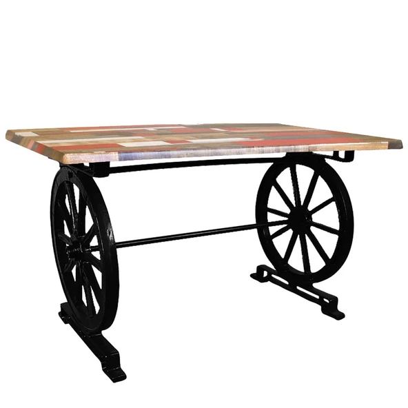 Fayton Pik Döküm Masa - Red Wood ürün görseli