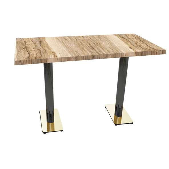 Karanfil Laminat Masa Gold (70X120) - Indian Shesma ürün görseli